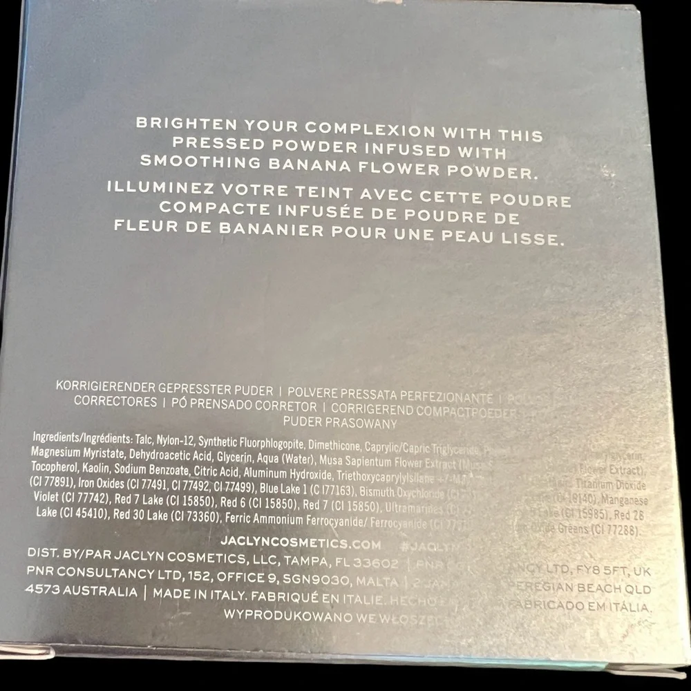 Jaclyn Cosmetics Face It All Brightening Powder “Brightening Rich” (Dark Roast)
